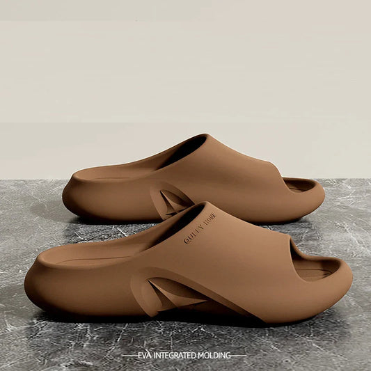 Men's EVA Recovery Slides Cushioned Sandals Black