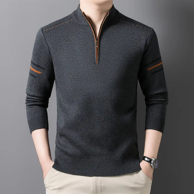 Men's Quarter Zip Sweater