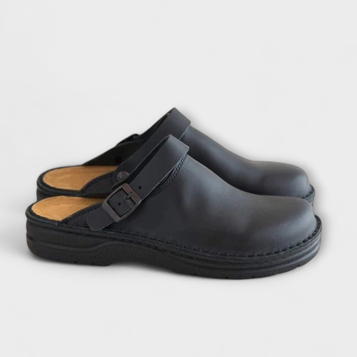 Men’s Slip-On Buckle Sandals