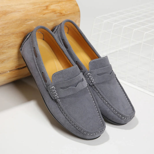 Fletro Genuine Suede Loafers