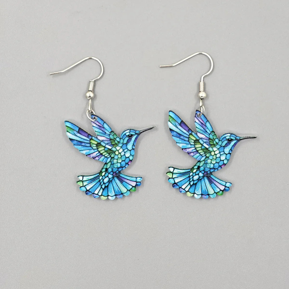 Prism Hummingbird Drop Earrings