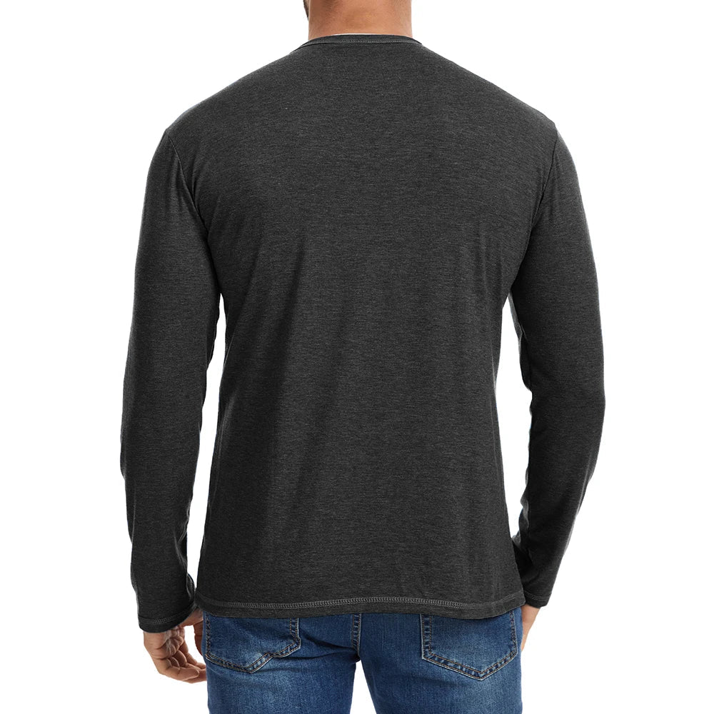 Men's Marcello Henley Long Sleeve Shirt