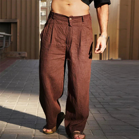 Men's Wide Leg Trousers