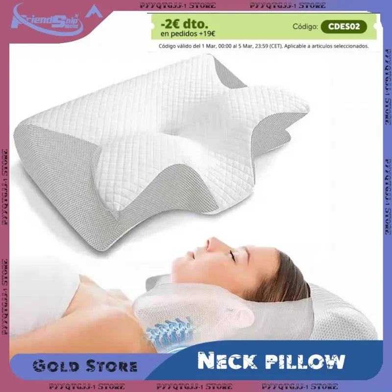 Ergonomic Cervical Pillow Memory Foam Neck Support