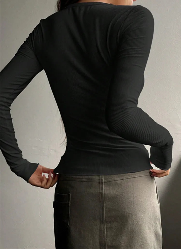 Men's Minimalist Henley Shirt
