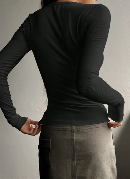 Men's Minimalist Henley Shirt