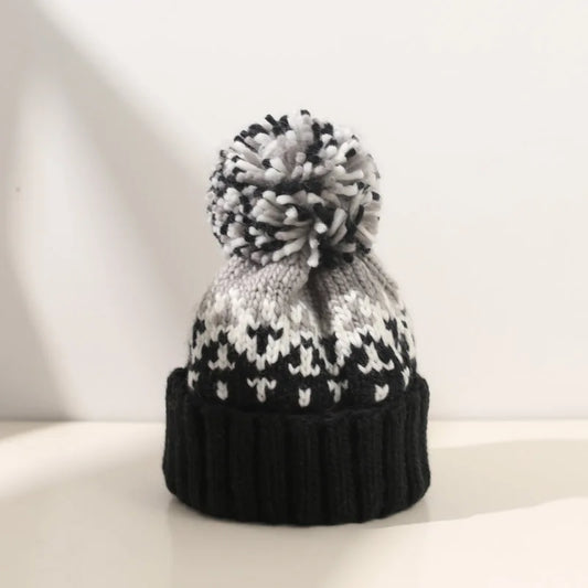 Women's Snowflake Pom Beanie