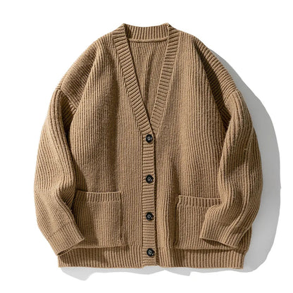 Oversized Knit Cardigan Sweater