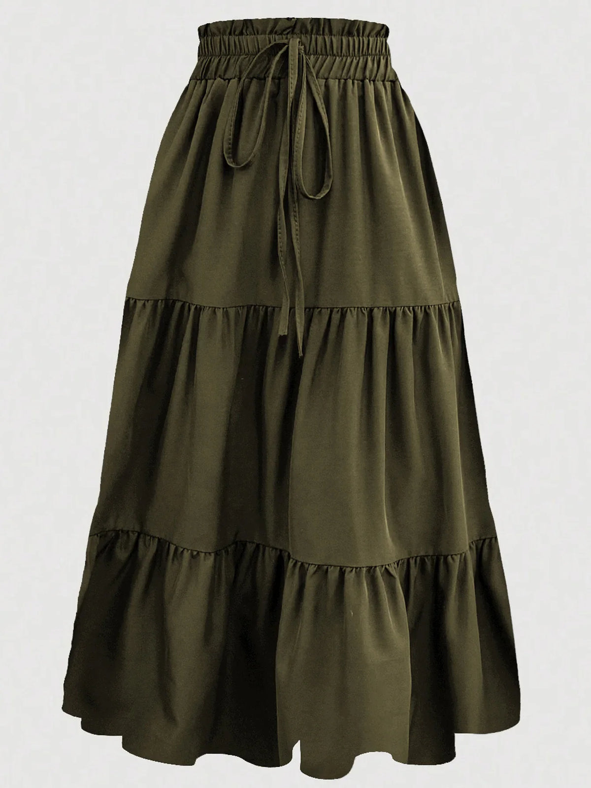 Women's Flowy A-Line Ruffle Skirt