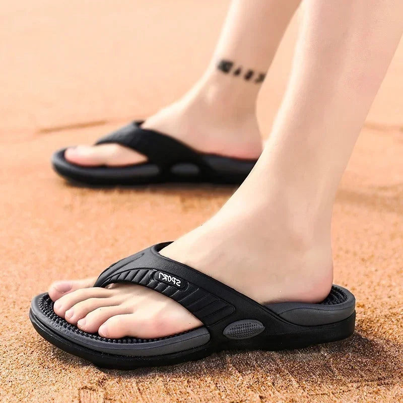 Men's Comfort Sandals Arched Footbed Contour Brown