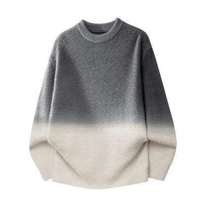 Gradient Fade Knit Sweater