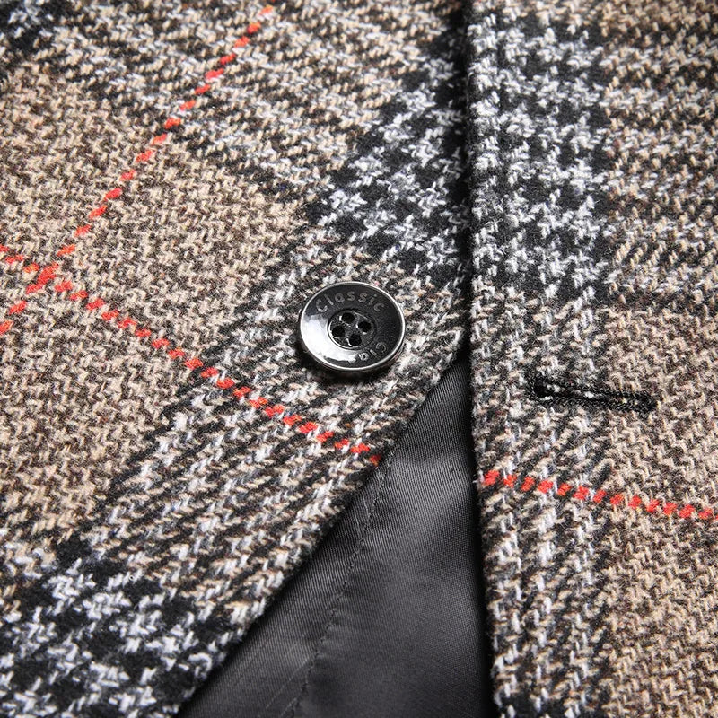 Chaplin Houndstooth Coat - Jack Hafford