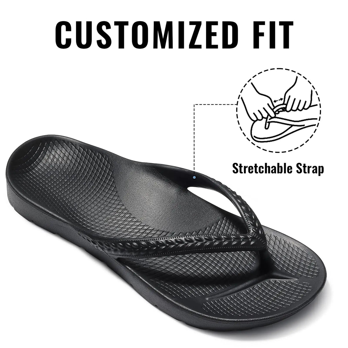 Orthopedic Slide Sandals Arch Support For Men Women Plantar Fasciitis