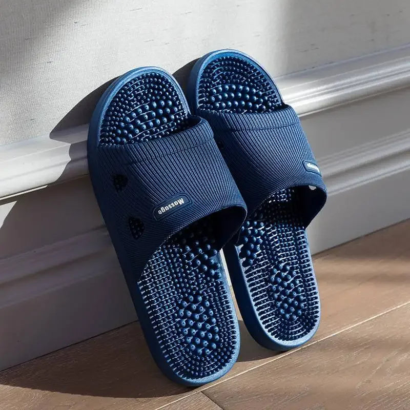 Non Slip Massage Slides Cushioned Unisex Bath Sandals
