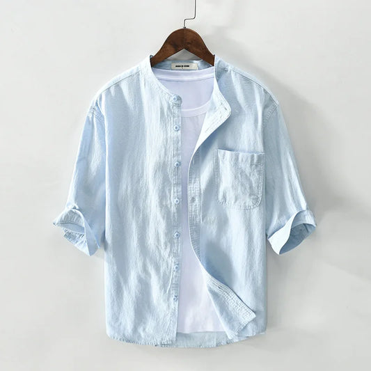 Men's Cotton Half Sleeve Shirt