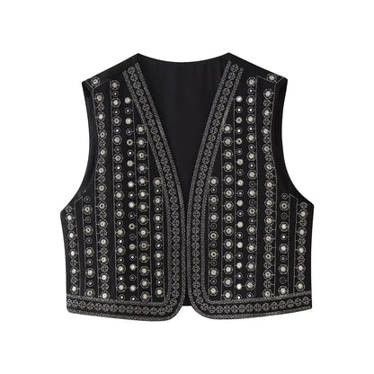 Women's Patterned Vest
