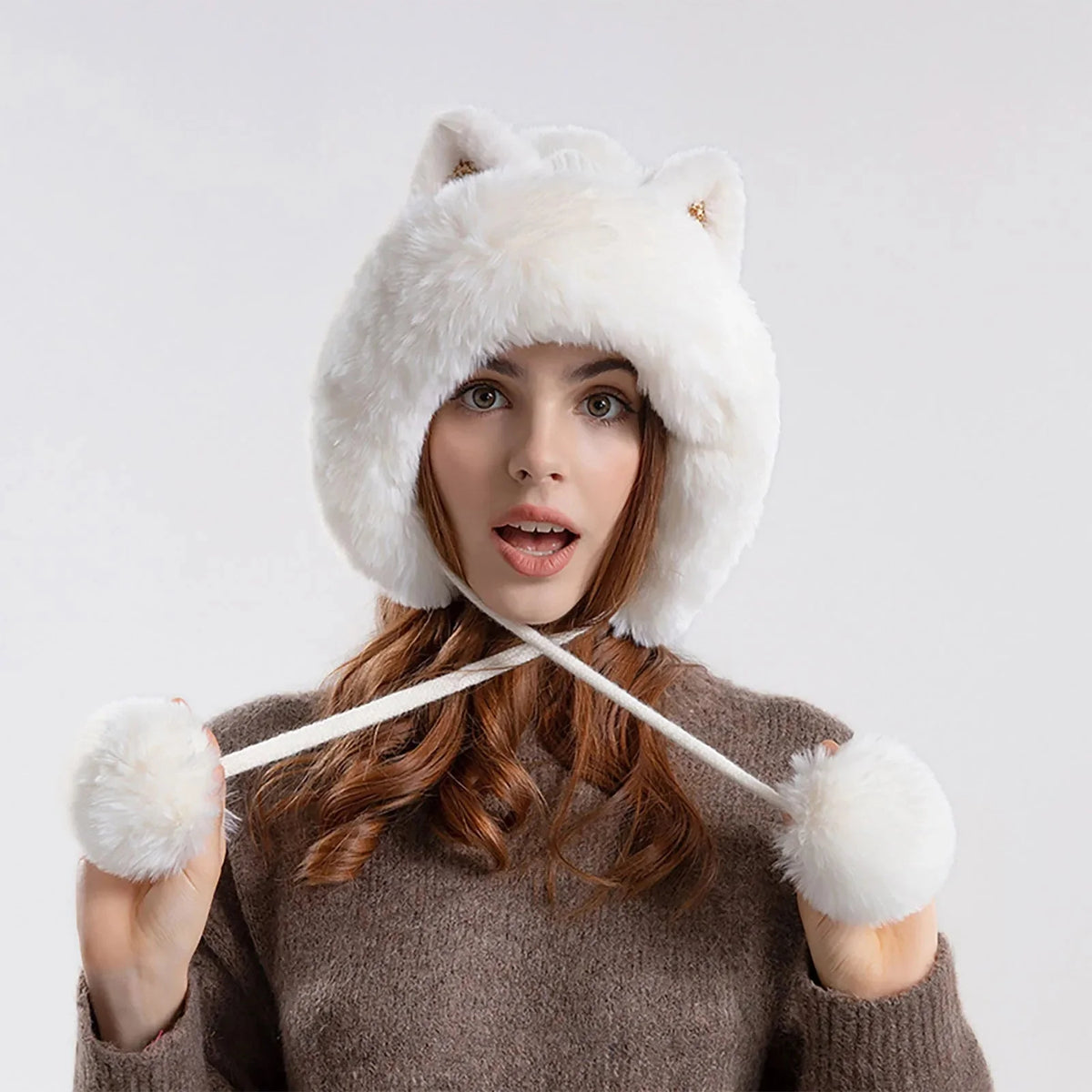 "Snowpounce" Vegan Fur Hat Caliboot