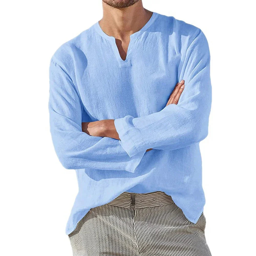 Linen Long Sleeve Shirt