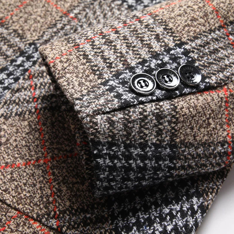 Chaplin Houndstooth Coat - Jack Hafford