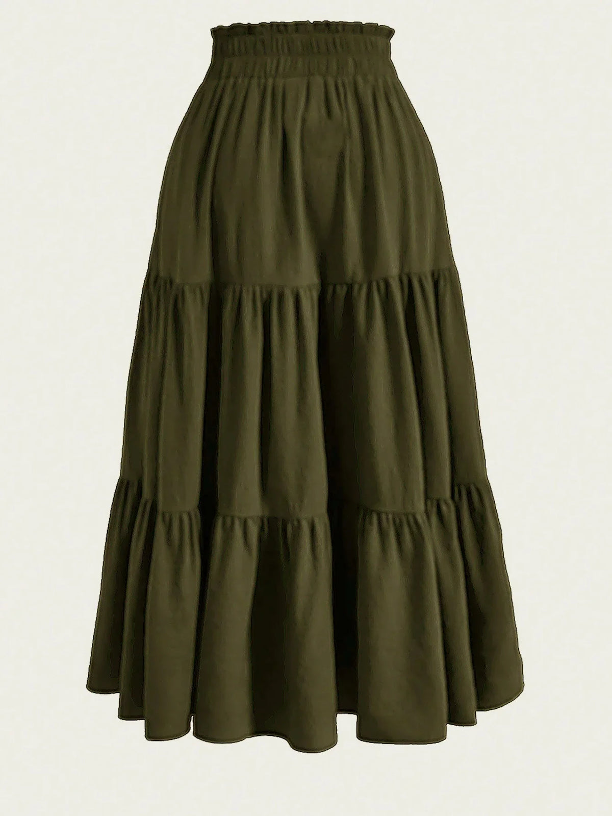 Women's Flowy A-Line Ruffle Skirt