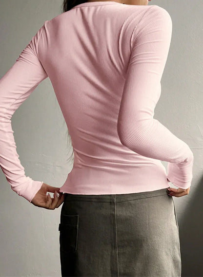 Men's Minimalist Henley Shirt