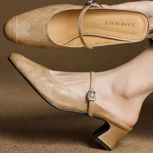 Margaux Women's Genuine Leather Mules