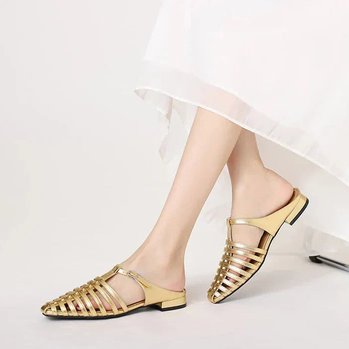 Women's Summer Buckle Flat Shoes