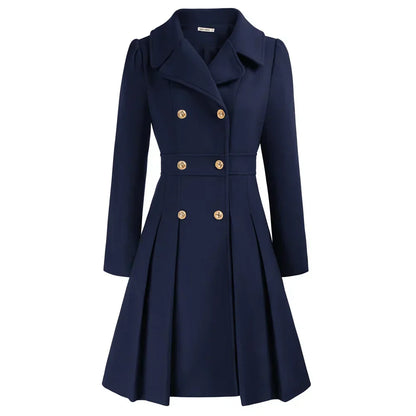 Women's Wool A-Line Peacoat