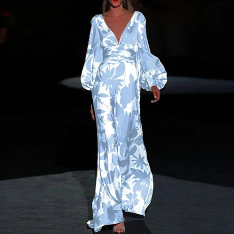Women's Flowy Maxi Dress Elegant Everyday Wear