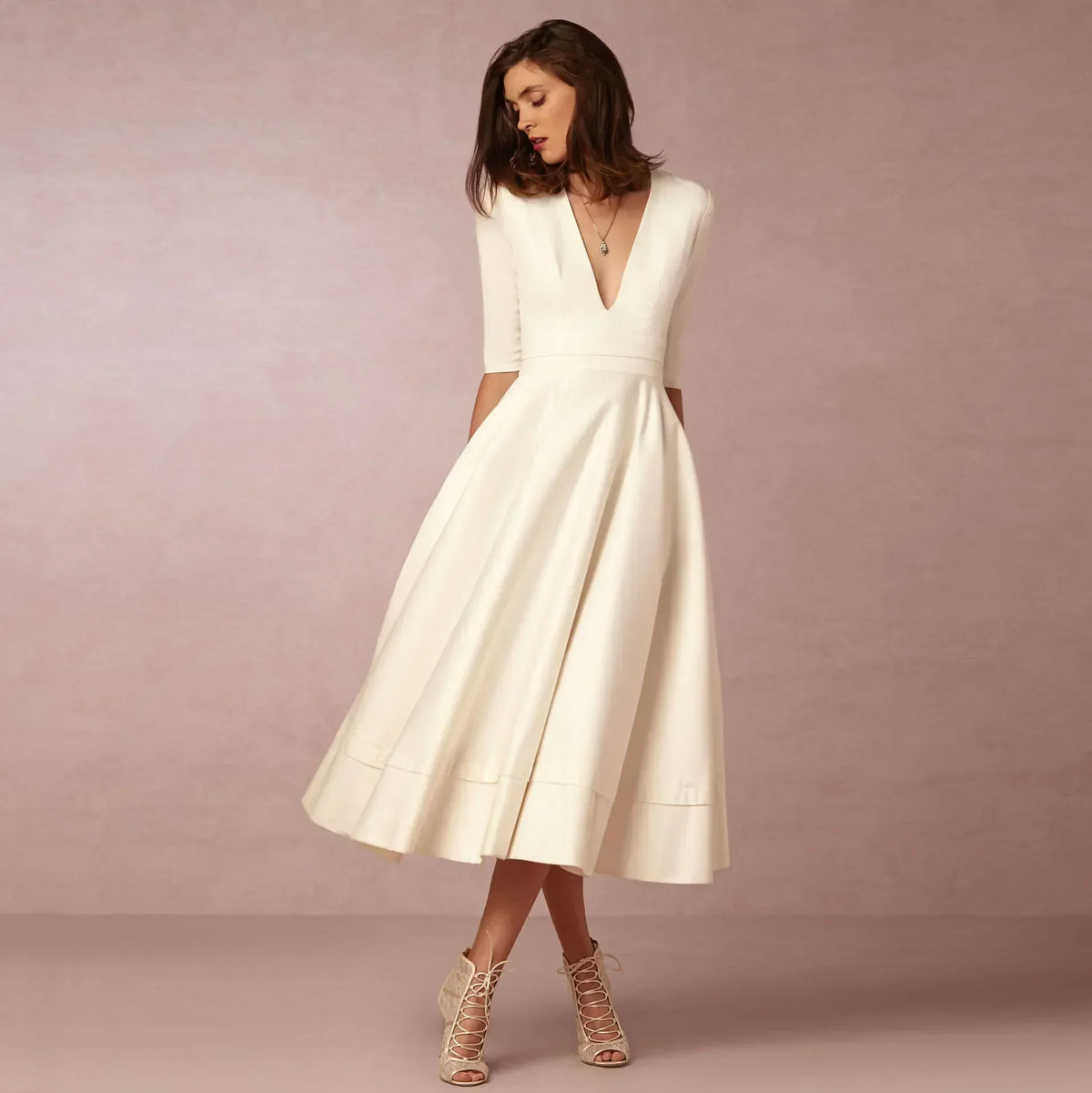 Valerisse | Women’s Elegant Flow Midi Dress