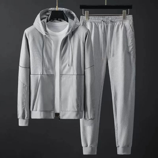 Dinamico Men's Mesh Athletic Tracksuit
