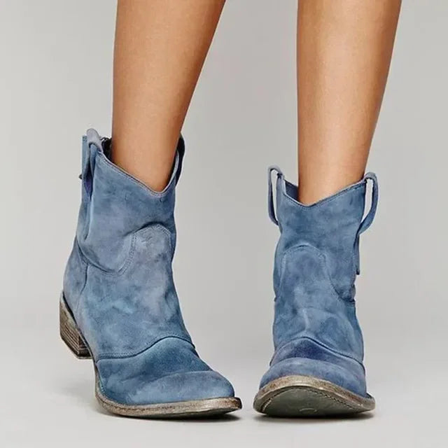 Women's Ankle Boots Fringe Heel