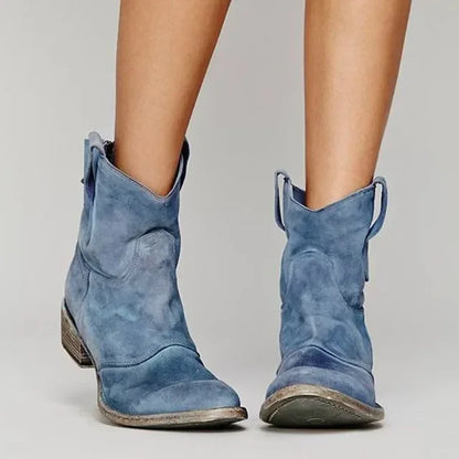 Women's Ankle Boots Fringe Heel