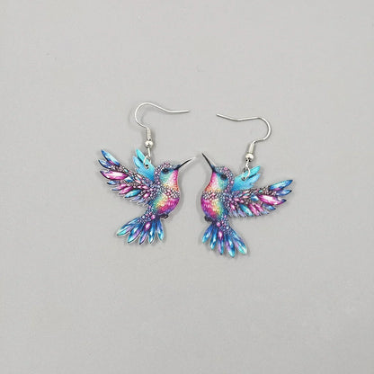 Prism Hummingbird Drop Earrings