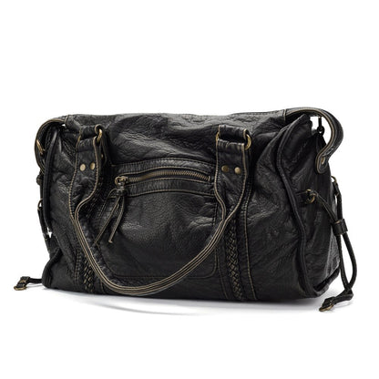 Rachel Women's Black Leather Handbag