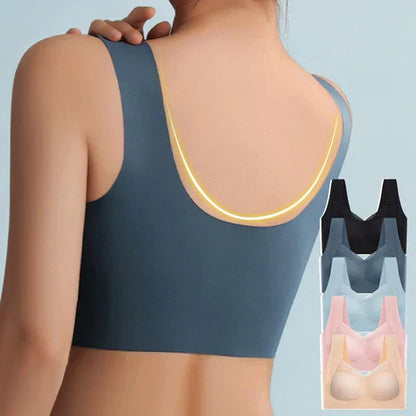 Women's Wireless Full Cup Bra Adjustable Strap