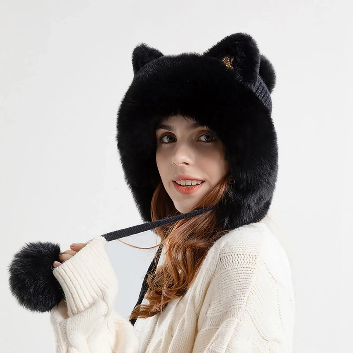 "Snowpounce" Vegan Fur Hat Caliboot