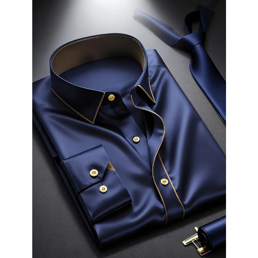 Men's Contrast Dress Shirt Milano