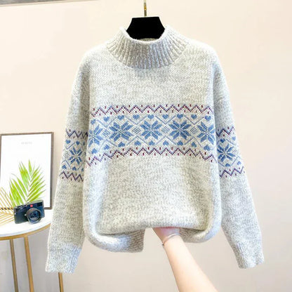 Women's Nordic Pattern Sweater