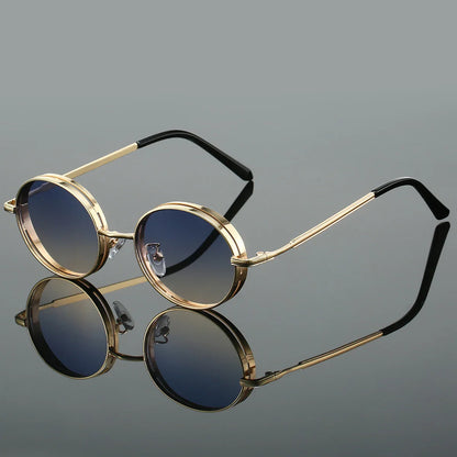 Solis Round Metal Sunglasses