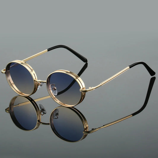 Solis Round Metal Sunglasses