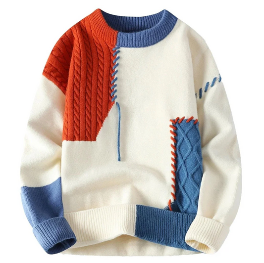 Zylo Women's Patchwork Sweater