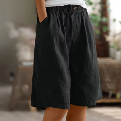 Women's High Waist Loose Fit Shorts