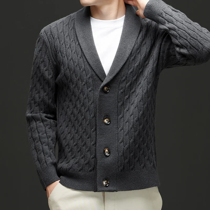 Finnegan Wool Blend Cardigan - Jack Hafford