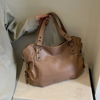 Lunelle Women's Large Soft Leather Tote Bag