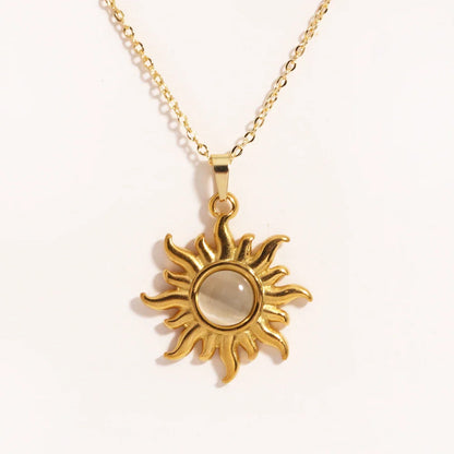 Aurora Spiral Sun Pendant