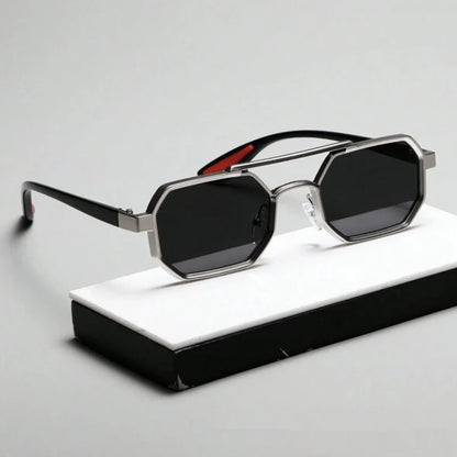 Nexus Mens Octagonal Polarized Sunglasses