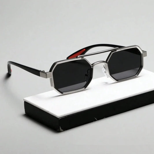 Nexus Mens Octagonal Polarized Sunglasses