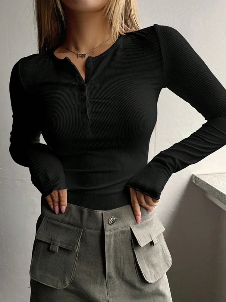 Men's Minimalist Henley Shirt