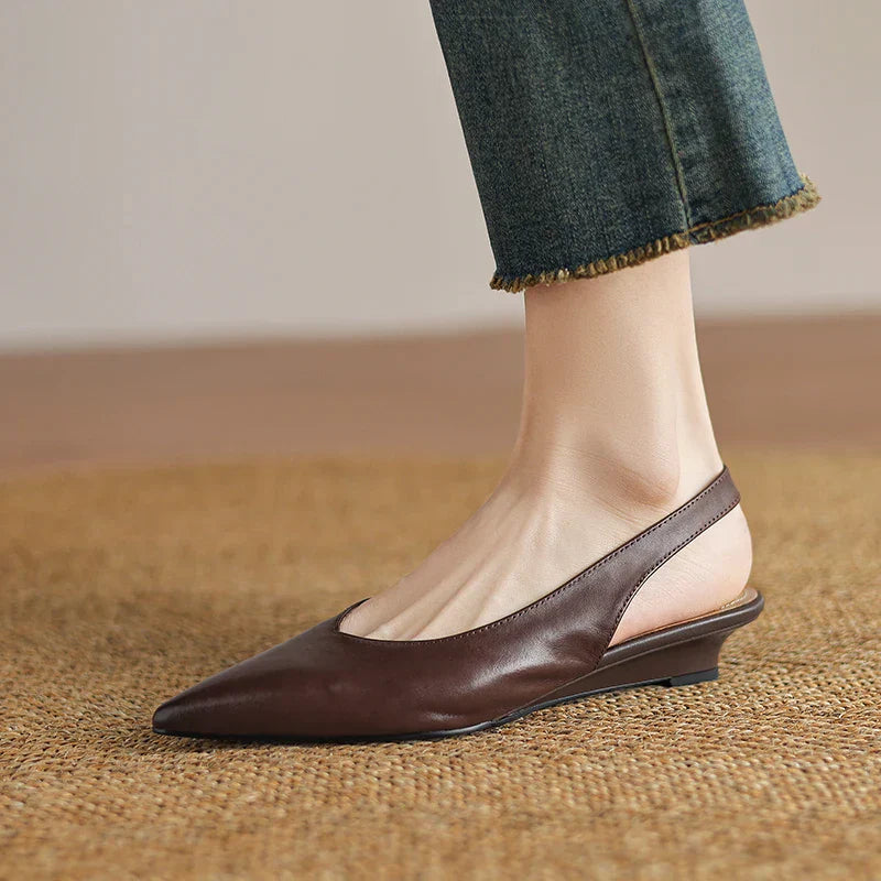 Leslie Women's Genuine Leather Pumps